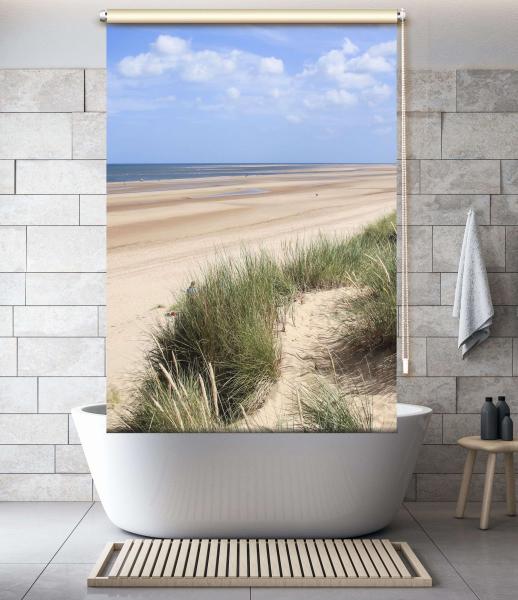 Extartiqe Duschrollo - Düne modernes Rollo Duschvorhang